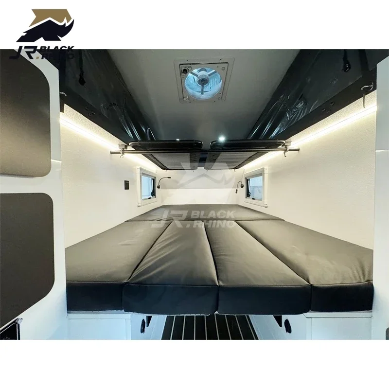 Newly Upgraded RV Campervan Kit Trailer Touring RV And Campervan Cheap, With Bathroom Sun Square, Drop Mini Small Towing