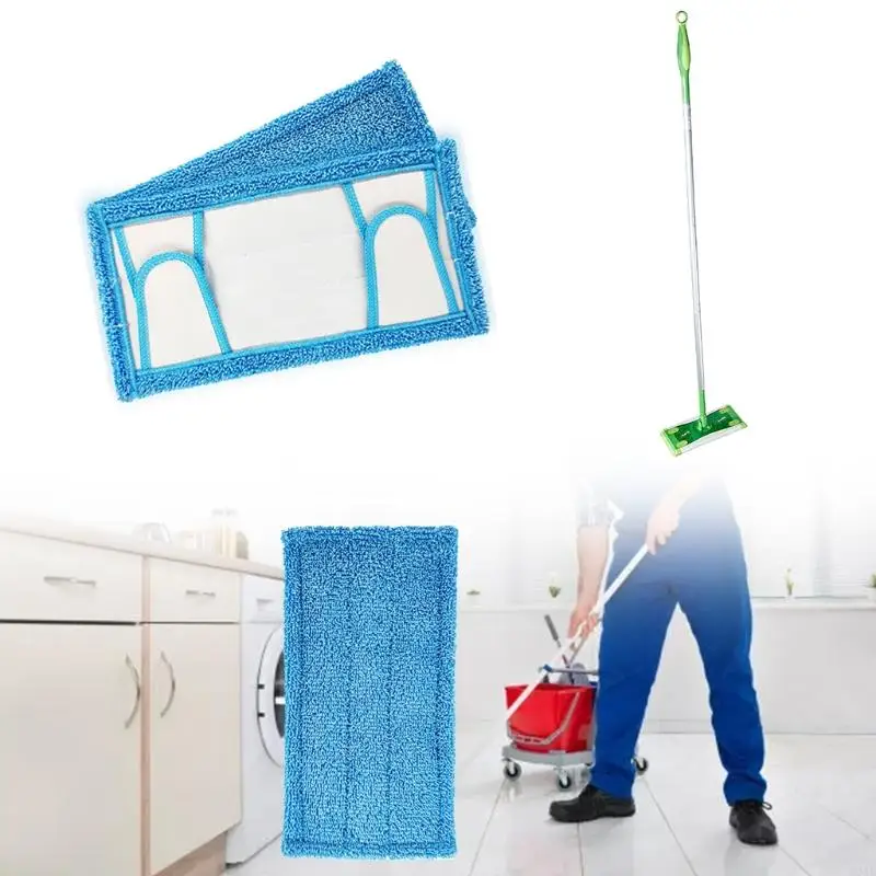 D0AB Microfiber Floor Mop Pads MOP مزدوجة المفعول ل SWIFFER SWESSER MOP
