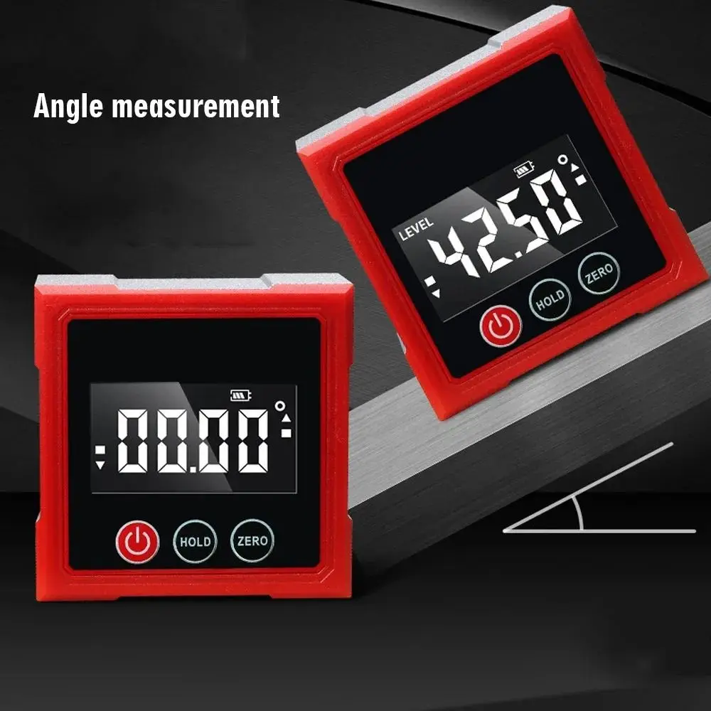 Electronic Digital Angle Dipmeter Level Meter Gradient Measuring Level Protractor Inclinometer Magnetic Digital Display
