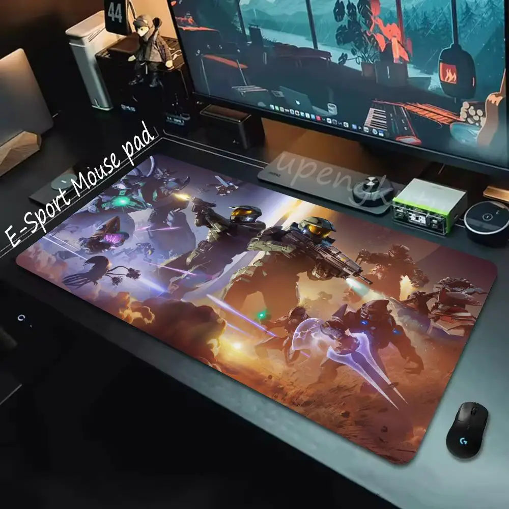 

H-Halo G-Games Mouse Pad gaming mouse pad Gaming Gamer Rubber Mousepad Large size XXL Office Mousepad Desk Cushion for Notebook