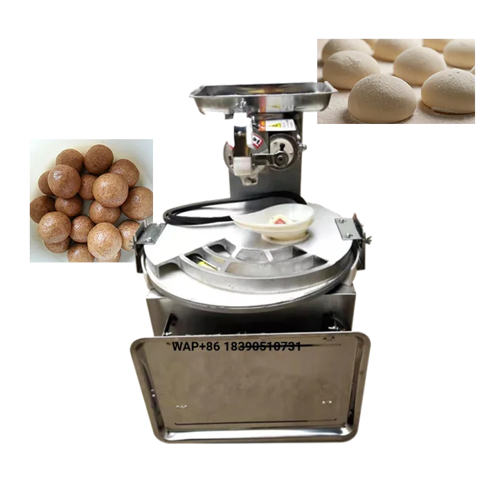 30 Pcs/min Bread Dough Ball Machine Making Commercial Dough Rounder Machine Berad Rounding  Pizza Dough Divider Cutting Machine