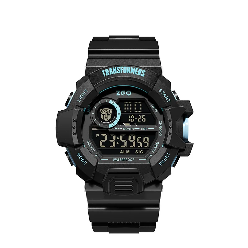 Transformers Co branded Watch 2024 Waterproof Night Light Fashion Sports Boys Electronic Watch