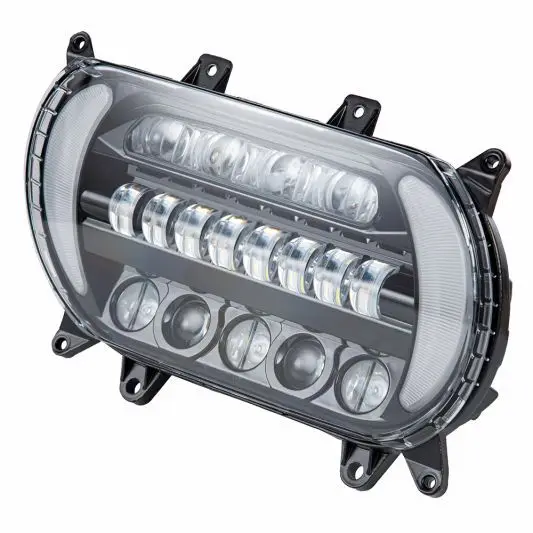 

Herley Davidson Motorcycle, Shark Headlights, LED High Brightness, with Steering Function