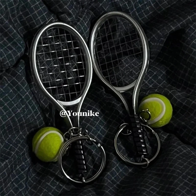 Love Sports Series Tennis Baseball Badminton Backpack Hanging Accessories Style Popular Keychain Versatile Hanging Accessories