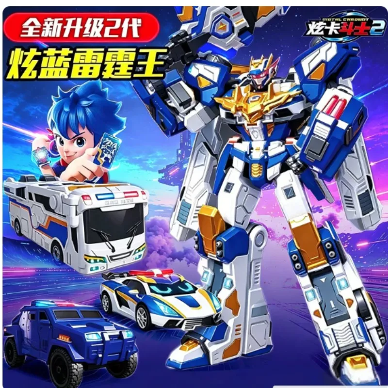 

High-rise, genuine product, Shuanka Warrior 3, transforming robot, 3 forms