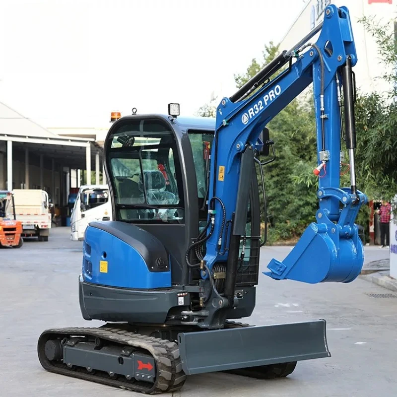 حفارة صغيرة لتحريك الأرض المنزلي، الزراعي، استخدام البستان، متعددة الأغراض، إيداع الكابينة المصغرة لحفارة الخطاف #4