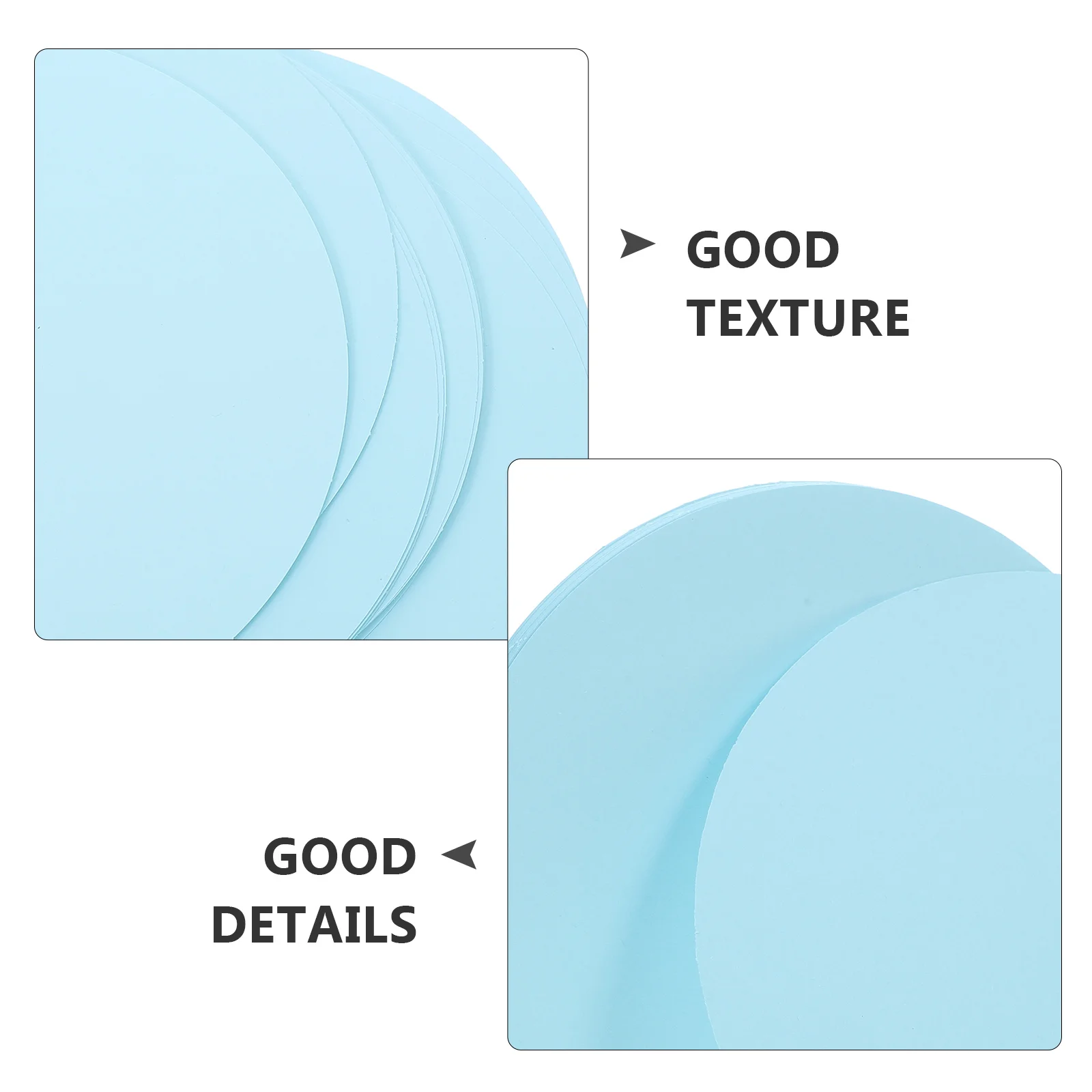 20 قطعة من الورق المقوى السميك المستدير DIY للأطفال أوراق رسم يدوية ورق رسم فارغ لتهنئة الفنانين والحرف اليدوية #5