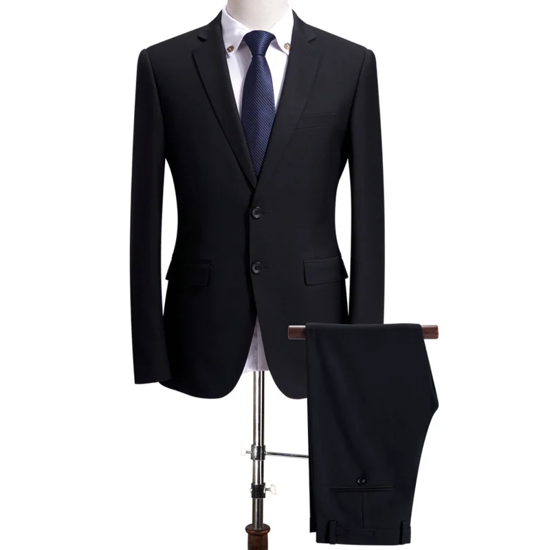 

ZX228Men's Korean casual business formal jacket slim fit best man groom wedding dress non-iron suit