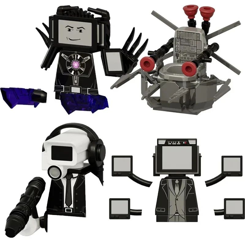 2026 Nieuwe Skibidi Toilet Man Figuren Blokken TvMan Titan Cameraman Speakerman Puzzle Stenen Actiefiguren Model Speelgoed Verjaardagscadeau