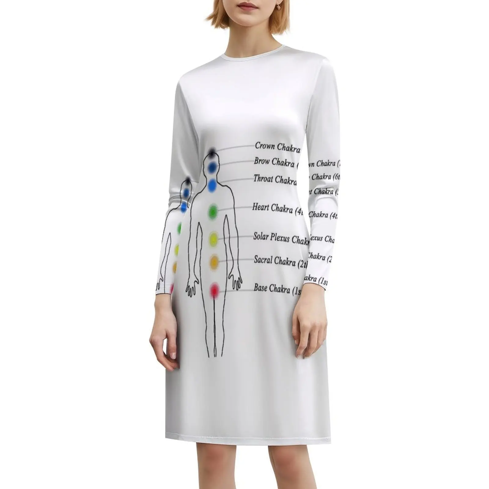 فستان ريكي كوري مريح للنساء فستان كاجوال أنيق للحفلات أو الارتداء اليومي الريكي والتأمل واليوجا والشفاء #6