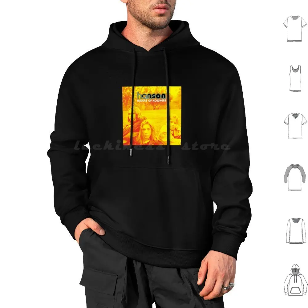 Middle Of Nowhere Hoodies Long Sleeve Hanson Hanson Pop Band Hanson Band Logo Hanson Band Middle Of Nowhere