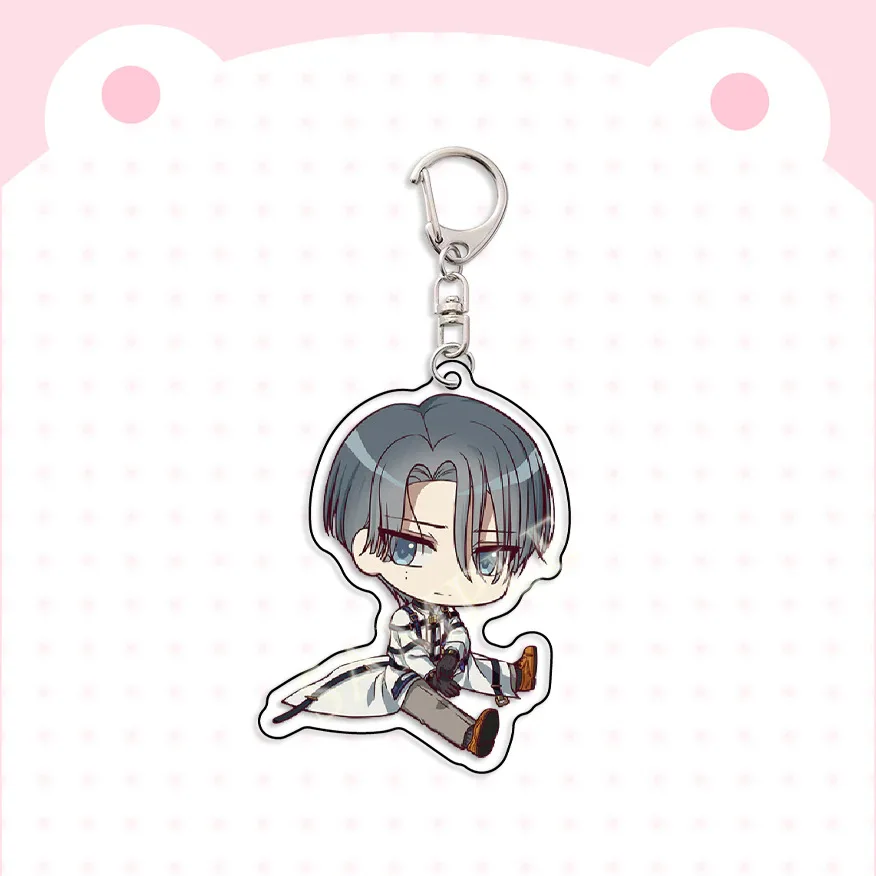 Anime MILGRAM Keychain Haruka Sakurai Futa Kajiyama Mikoto Creative Figures Key Chain Ring Holder Jewelry Accessories Fans Gift