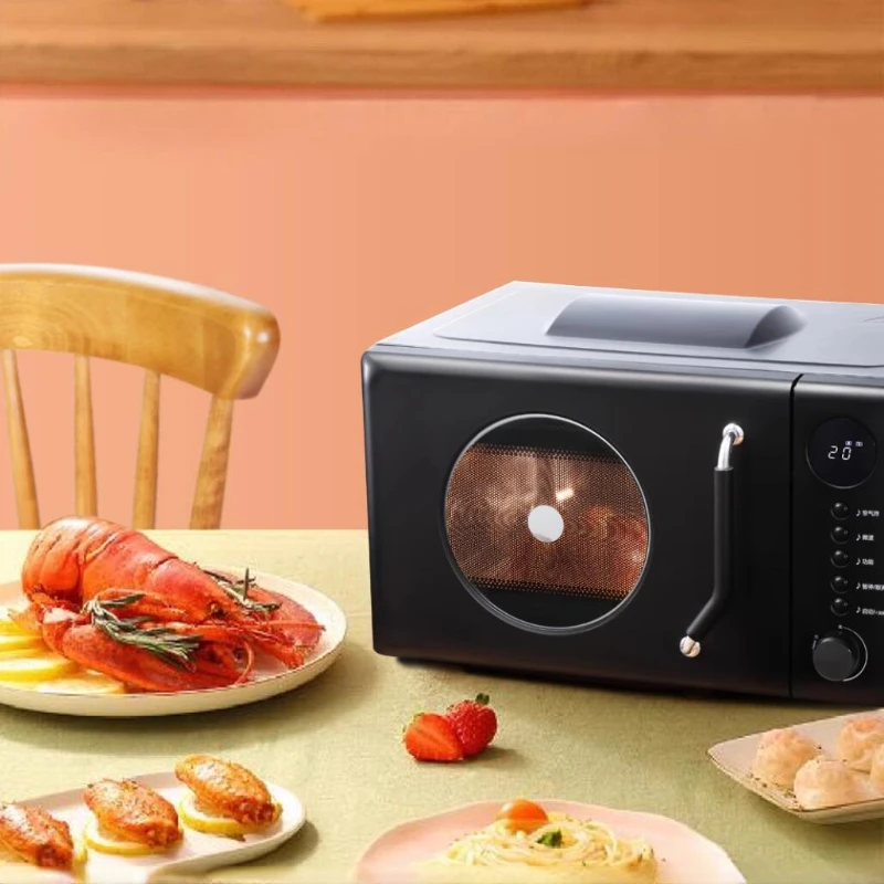 Horno microondas de acero inoxidable para el hogar, gran capacidad, 220V, 20litros