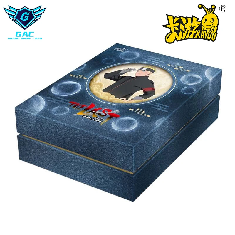 

KAYOU Anime Genuine Naruto The Last Gift Box Rare SP Card Brick Ninja World Collection Card Kids Toy Game Gift