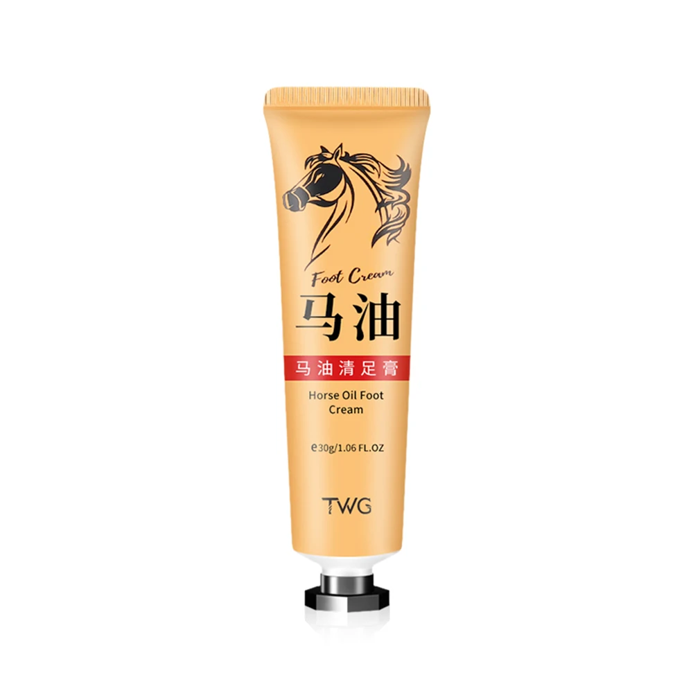 Anti Crack Foot Cream tallone riparazione screpolata crema all'olio di cavallo rimozione liscia pelle morta callo Anti-essiccazione piedi per le mani cura della pelle 30g