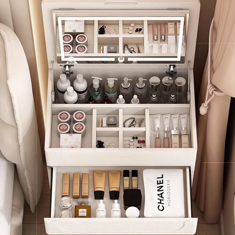 Praktische Moderne Cosmetische Tafel Organizer Make-Up Vrouwen Woonkamer Cosmetische Tafel Witte Mesa De Maquillaje Hotel Meubels