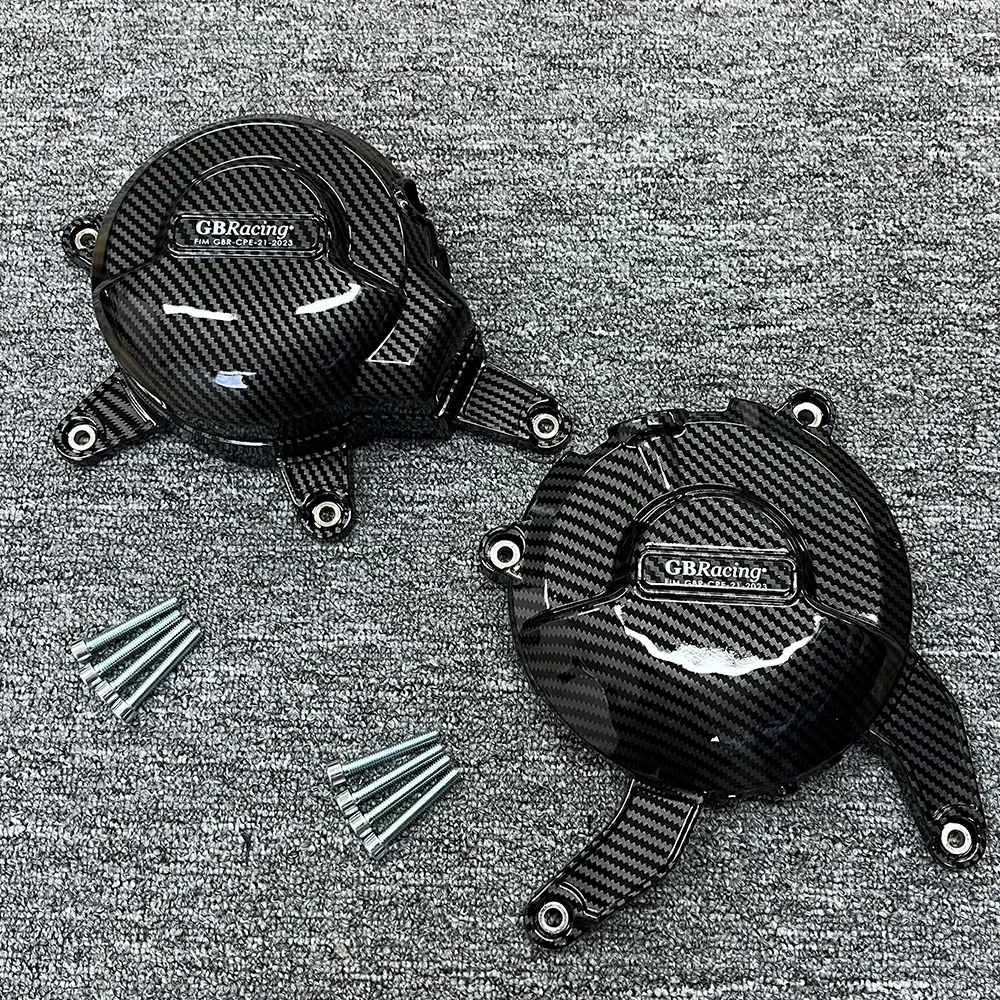 

Motorcycle Engine Protection Cover Carbon Fiber Texture for 390 Duke 2022-2023Year And RC 390 2022-2024Year