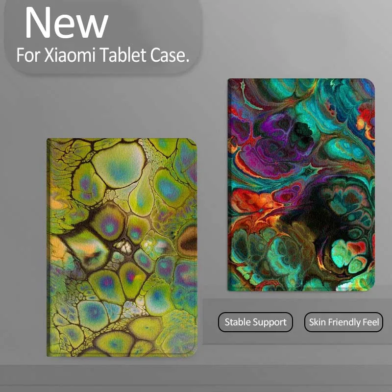 

Colorful Swirl Abstract Tablet Case For Xiaomi Redmi Mini Pad SE K 2 4 5 6 7 8 2023 2025 11 8.8 11.2 10.1 Pro Gift