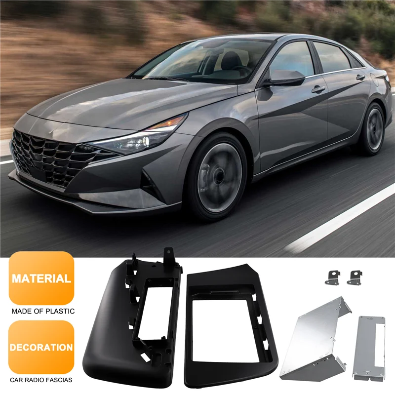 

A20K-9 Inch Car Radio Fascias Dashboard Frame Installation Gps Mp5 Multimedia Player For Hyundai Elantra LHD 2021