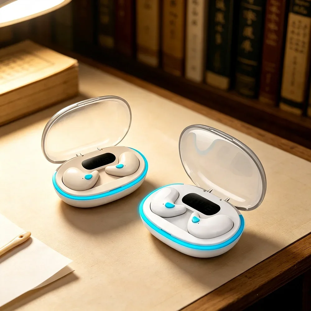TWS Wireless Headphones Wireless Headset Feature Smooth Acoustic Output Soft Ear Pads Simple Touch Controls for Tracks