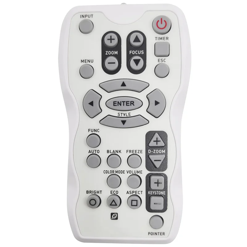 Replace YT-110 Projector Remote Control for Casio XJ-A141, XJ-A146, XJ-A241, XJ-A246, XJ-A251, XJ-A256, XJ-M250