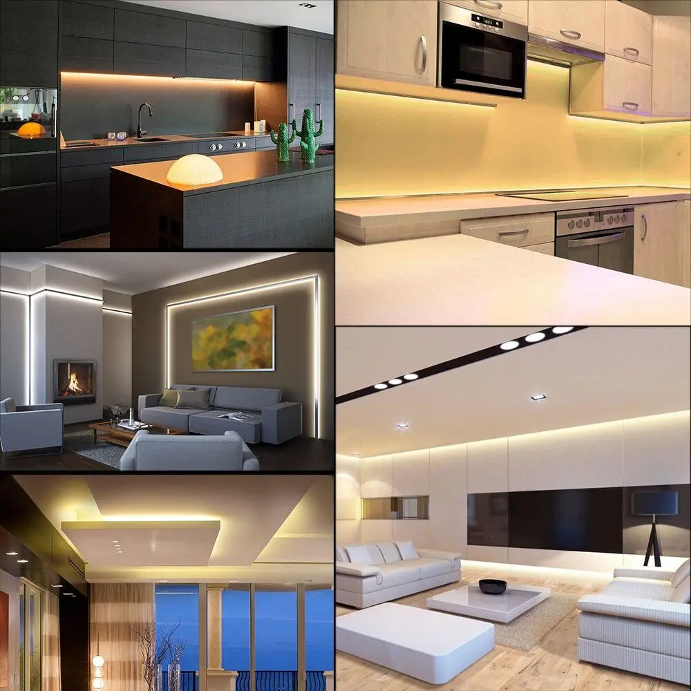 Homekit WiFi الذكية COB RGB + CCT Led قطاع ضوء 12 فولت 1 متر 2 متر 3 متر 4 متر 5 متر RGBCW عكس الضوء غرفة مصباح ديكور للحفلات عدة سيري التحكم الصوتي