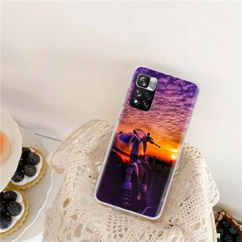 Coque de téléphone rétro moto pour Xiaomi, casque Bery, NDavid figuré, M5, M5S, X6, X5 Pro, 5G, M3, Mi F6, F5, F4, F3, ustensiles de cuisine, F1, Capa Coq