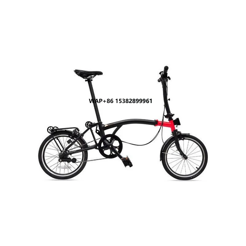 

Unisex Foldable Bicycles with 3 Inner and 2 Outer Gears 16-Inch Wheels 6-Speed System
