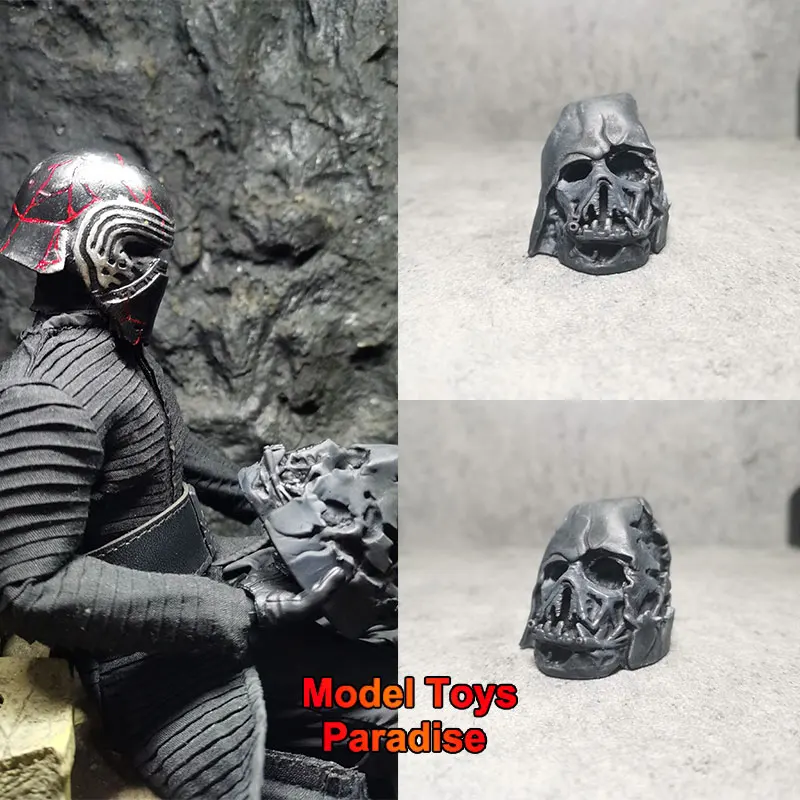 

Аксессуары для головы фигурки: шлем Дарта Вейдера (череп) для фигурок 1/6 и 1/12 масштаба, совместимые с 12-дюймовыми и 6-дюймовыми фигурками.