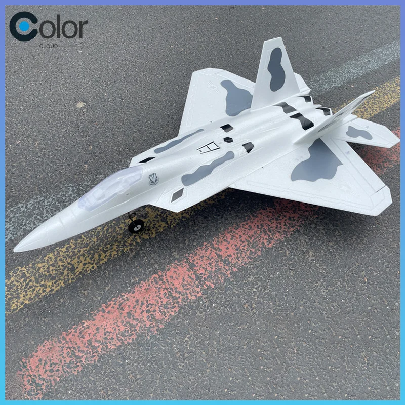 720mm Wingspan F22 Raptor V2 64mm Ducted Jet Electric Epo Fixed-Wing Adult Assembly Remote Control Model Aircraft Toy