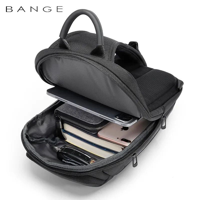 Imagem -06 - Bange Oxford Bolsa de Peito Moderna à Prova Dágua com Seis Cores de Tendência Itens de Moda Memória de Grande Capacidade para Homens e Mulheres