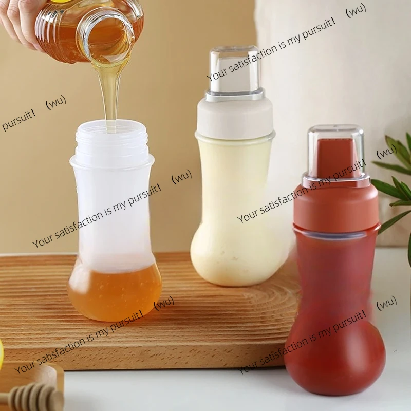 ZOCI - Garrafa de salsa porosa com bico dosador, dispensador de condimentos para cozinha, para Ketchup, molhos de churrasco, 350ML (garrafa)