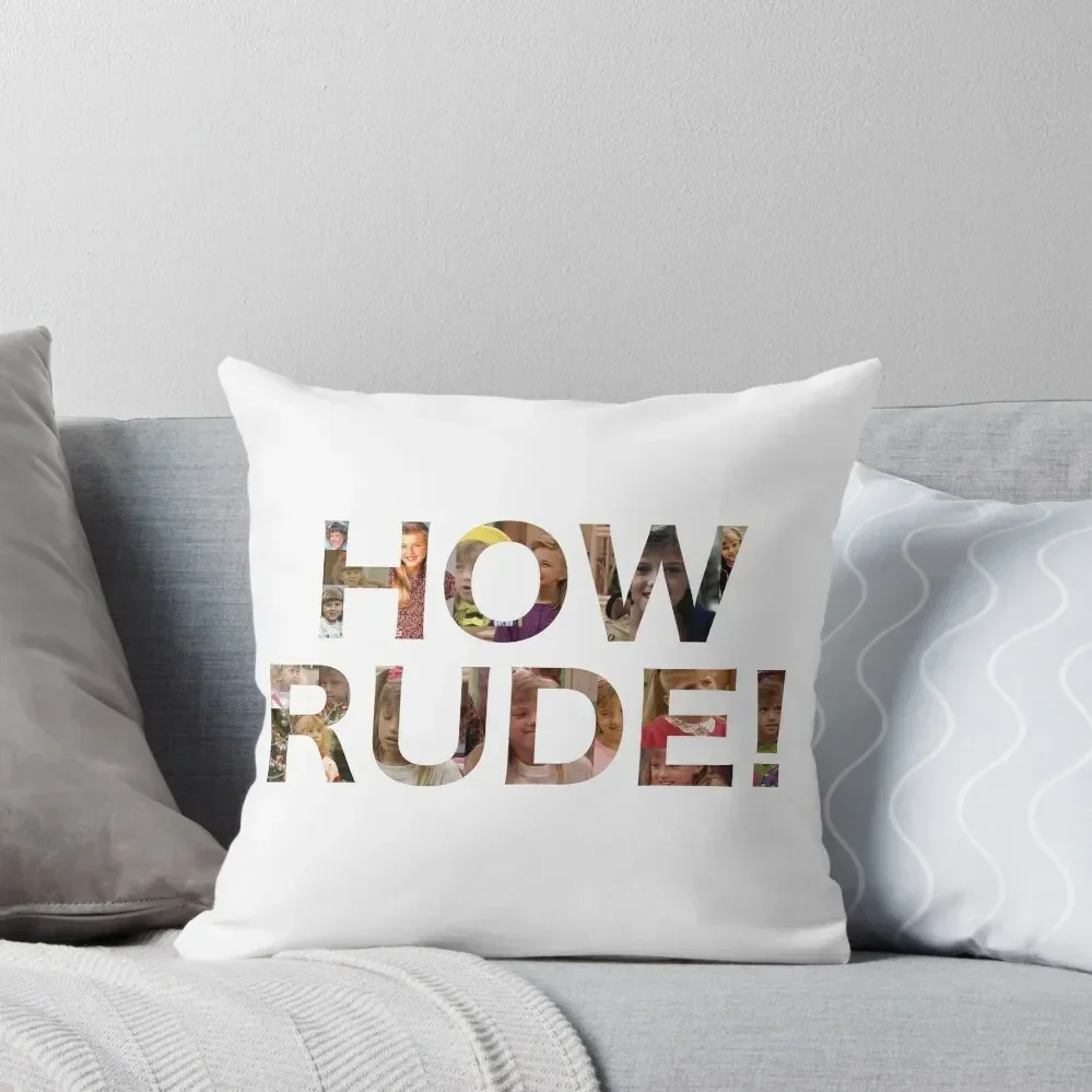 

How Rude! Throw Pillow Christmas Pillow Covers Pillow Decor Sofas Covers christmas cushions covers