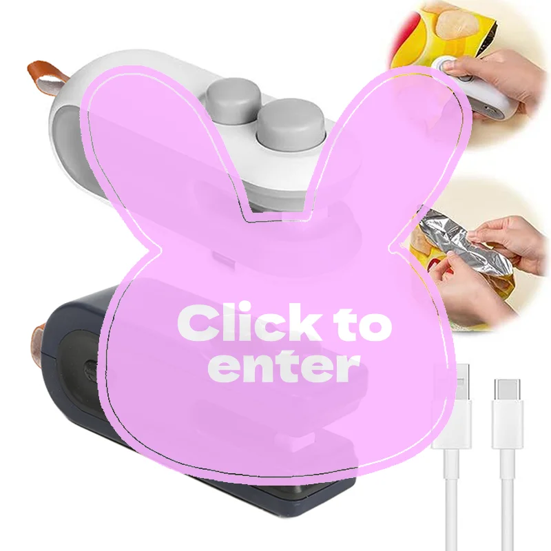 سدادة أكياس صغيرة، 2026 جديدة 2 في 1 سدادة طعام مغناطيسية، أداة سدادة أكياس رقاقة قابلة لإعادة الشحن عبر USB