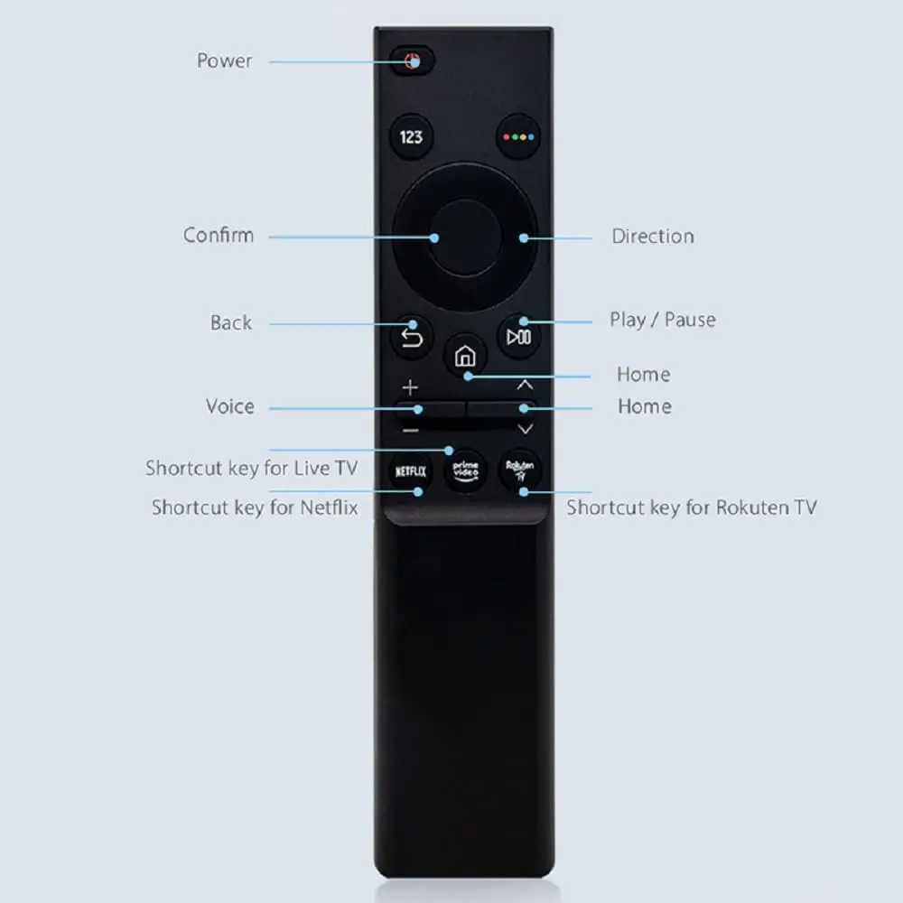 BN59-01358B Smart TV Remote Control for Samsugn TV BN59-1358C BN59-1358D BN59-01350 BN59-01363 with Netflix Rakuten TV Button