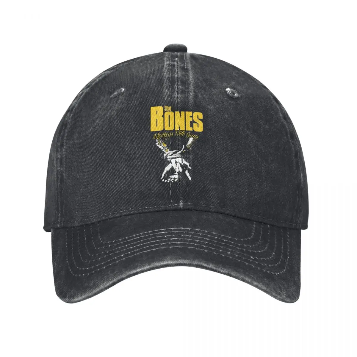 Pure Color Dad Hats The Bones Women's Hat Sun Visor Baseball Caps R-Ramones Band Peaked Cap fugees graphic Hat official-website