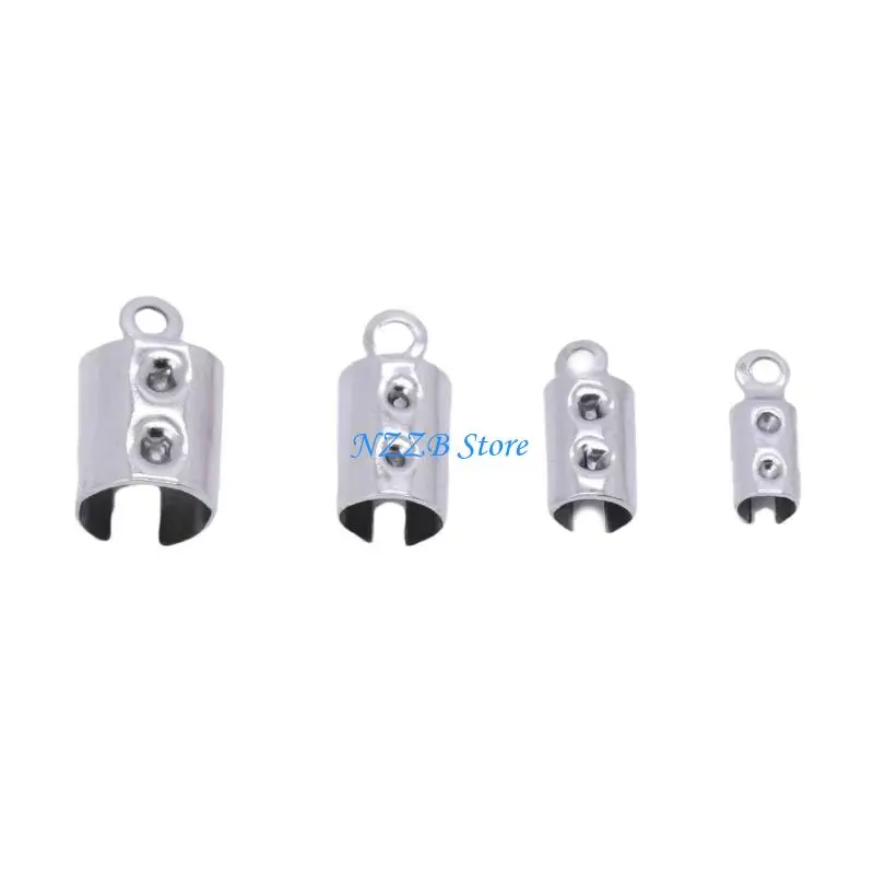

T21F Stainless Steel Secure Rope Clasp For DIY Jewelry Projects Bracelet Connectors