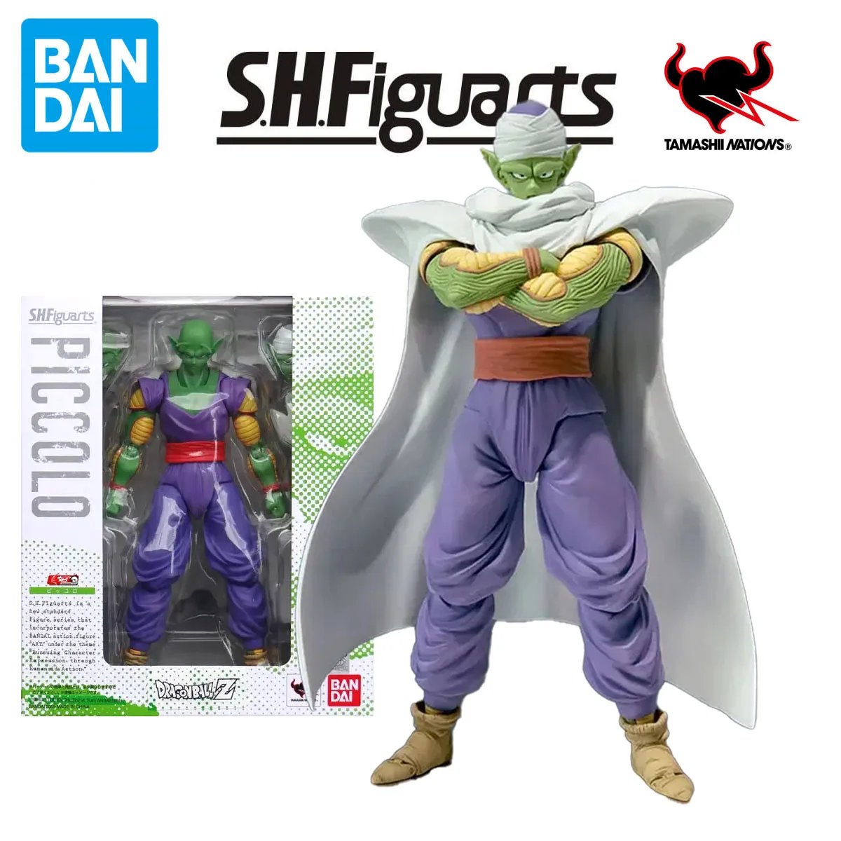 

В наличии оригинальная фигурка BANDAI S.H.Figuarts SHF Piccolo 1,0 Dragon Ball Z, аниме-фигурка, модель, коллекционные экшн-игрушки, подарки