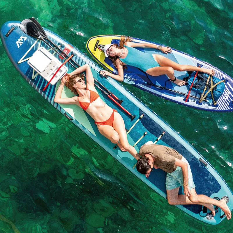 AQUA MARINA 2 3 PERSON big size inflatable sup stand up paddle board surf board SUPER TRIP TANDEM surfboard inflatable kayak