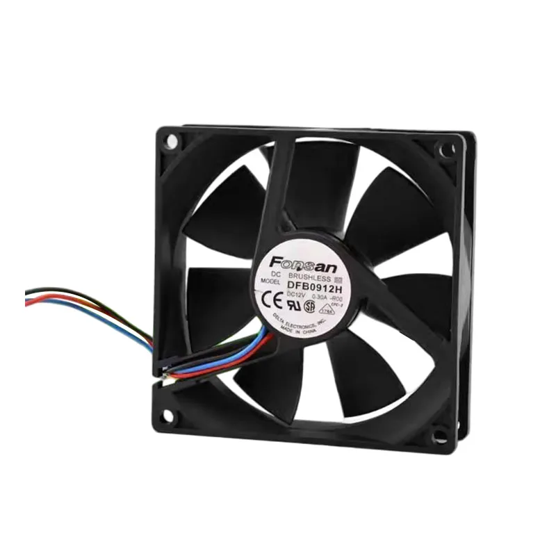 

NEW ORIGINAL DFB0912H-ROO 12V 0.30A 9025 90*90*25mm 9cm COOLING FAN