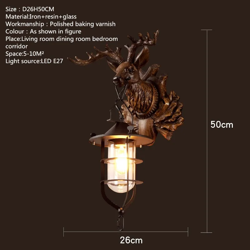 TEMOU  Modern Antlers Wall Light Creative Design LED Indoor Sconce Lamp For Home Decor Living Bedroom Bedside Porch