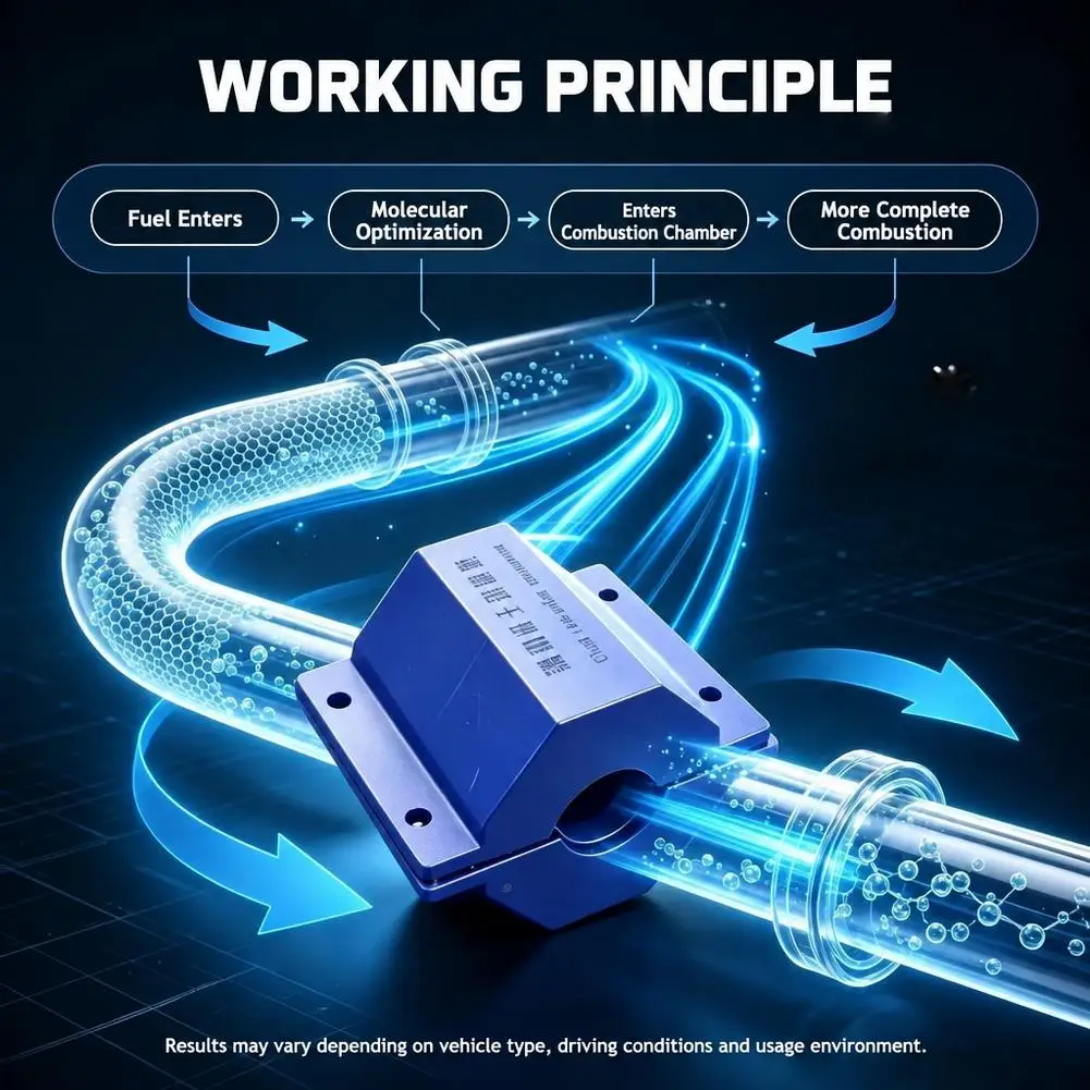 Universal Fuel Saver Device Reduce Fuel Consumption Boost Power Fuel Molecular Sequencer Lower Emission