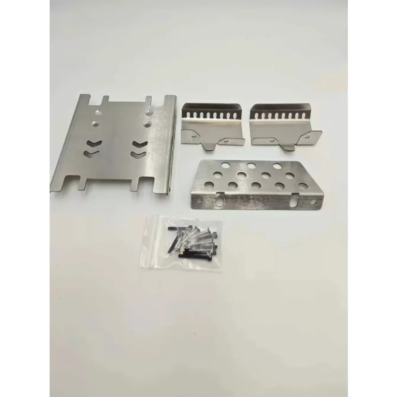 Upgrade Metal Armor Kit for CK5812 1/7 RC Crawler Off-Road Vehicle Protective Skid Plate Chassis Guard Non-Destructive Install