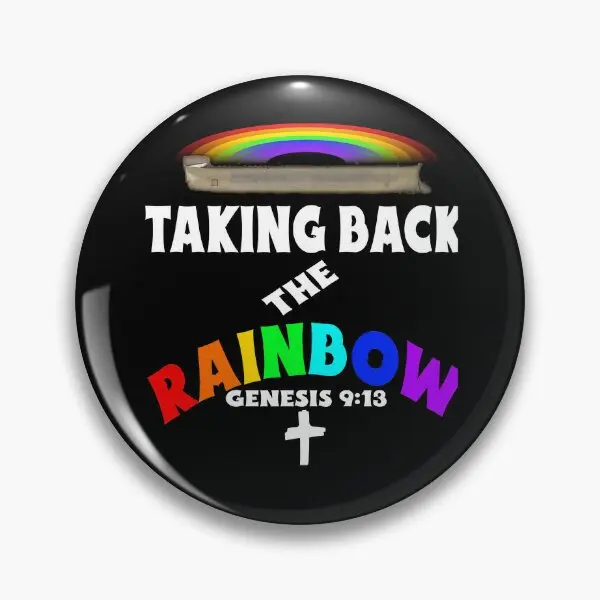 Taking Back The Rainbow Ark Encounter In  Soft Button Pin Cartoon Funny Hat Collar Creative Lapel Pin Brooch Women Metal Gift