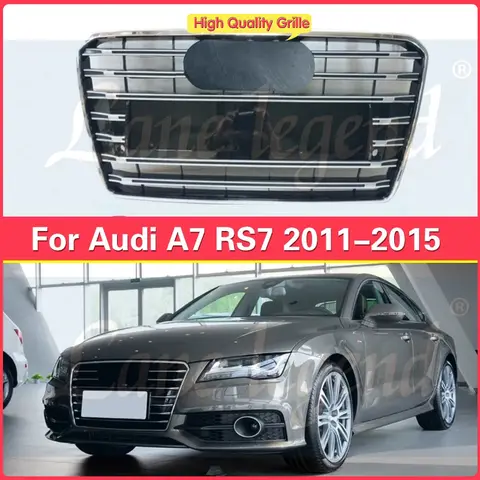 RS7 스타일 프론트 스포츠 후드 그릴 블랙 용 공장 공급 Audi A7/S7 C7 2011 2012 2013 2014 2015 자동차 스타일링 액세서리 RS7 스타일 프론트 스포츠 후드 그릴 블랙 용 공장 공급 Audi A7/S7 C7 2011 2012 2013 2014 2015 자동차 스타일링 액세서리