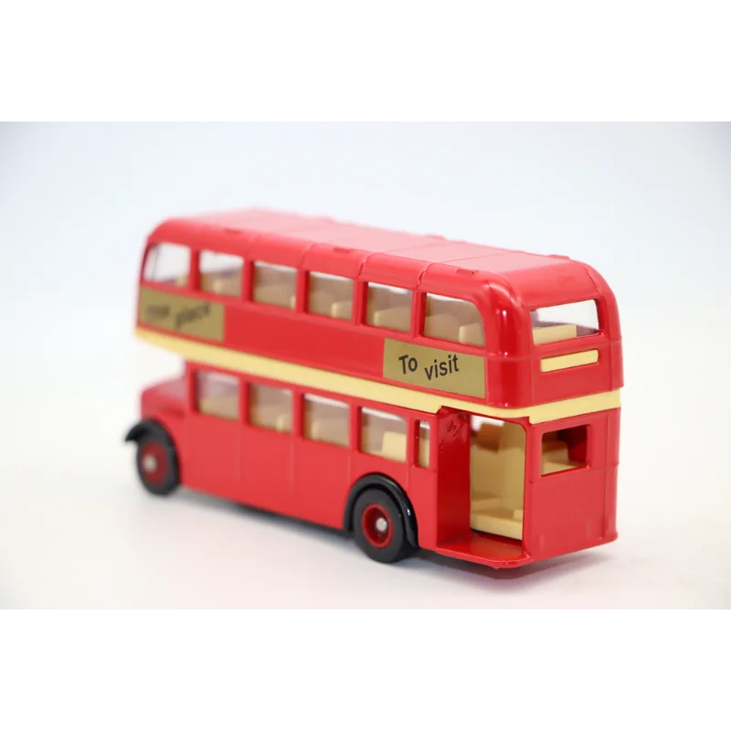 Bristol britannico pressofuso Lodekka a due piani modello di autobus in lega di Londra giocattolo da collezione regalo souvenir display ornamento