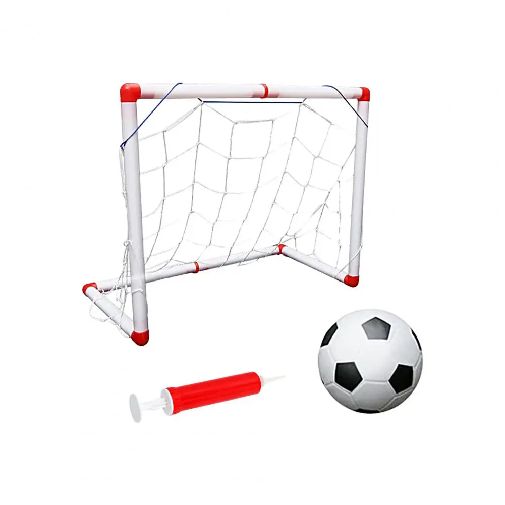 

56/86/106/120cm Mini Soccer Toy Birthday Gift Soccer Goal Training Practical Children Soccer Goal Net Ball Pump Post