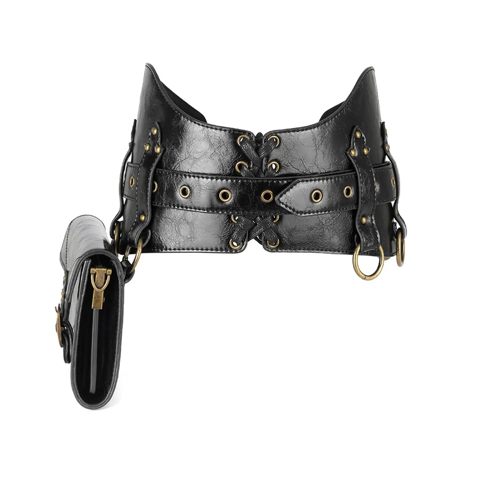 Gothic Waist Packs Steampunk Waist Belt Bag Durable Lightweight Leg Purse Punk