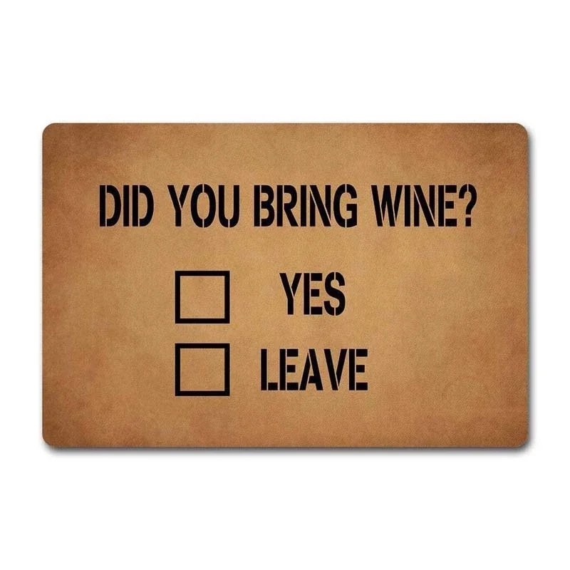 Наружные дверные коврики, дали ли вы раньше, коврики с монограммой, добро пожаловать, забавные дверные коврики, нетканый материал