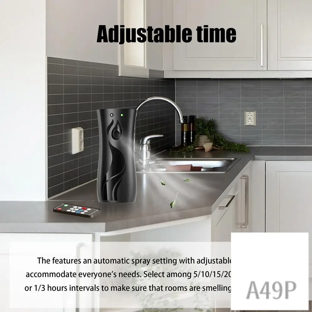 

P4-2Pack Automatic Air Freshener Spraying Dispenser, Wall Mounted Or Freestanding Sprayer Holder, Multiple Time Settings